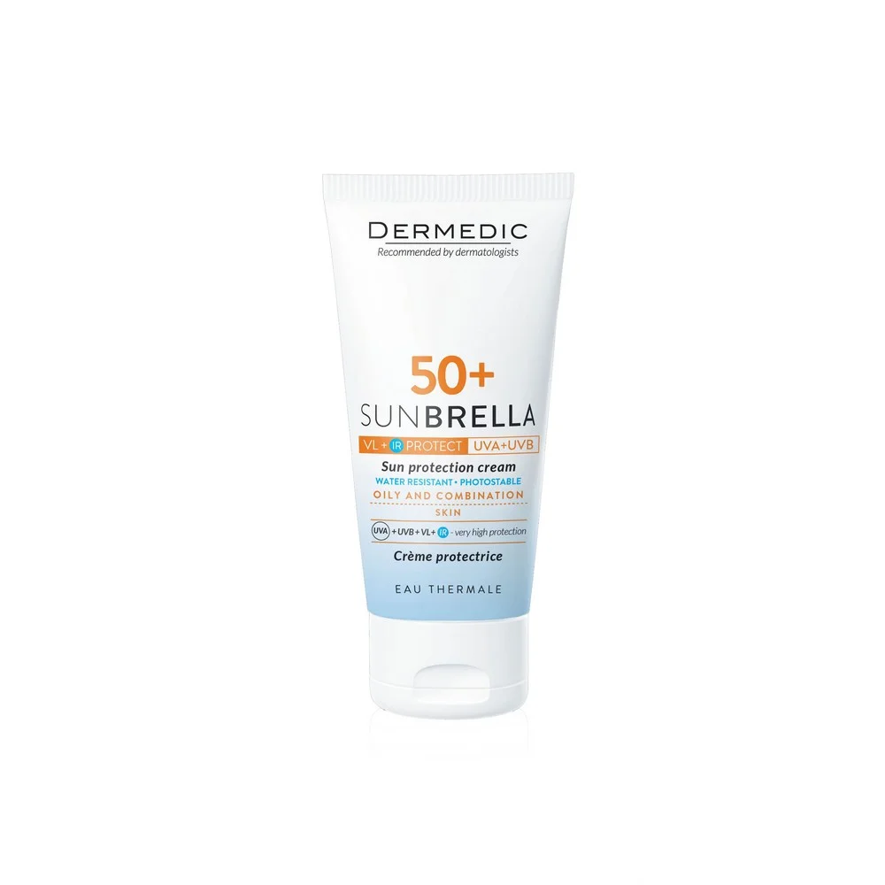 Крем солнцезащитный Dermedic Sunbrella для жирной и смешанной кожи SPF 50+ 50мл №1