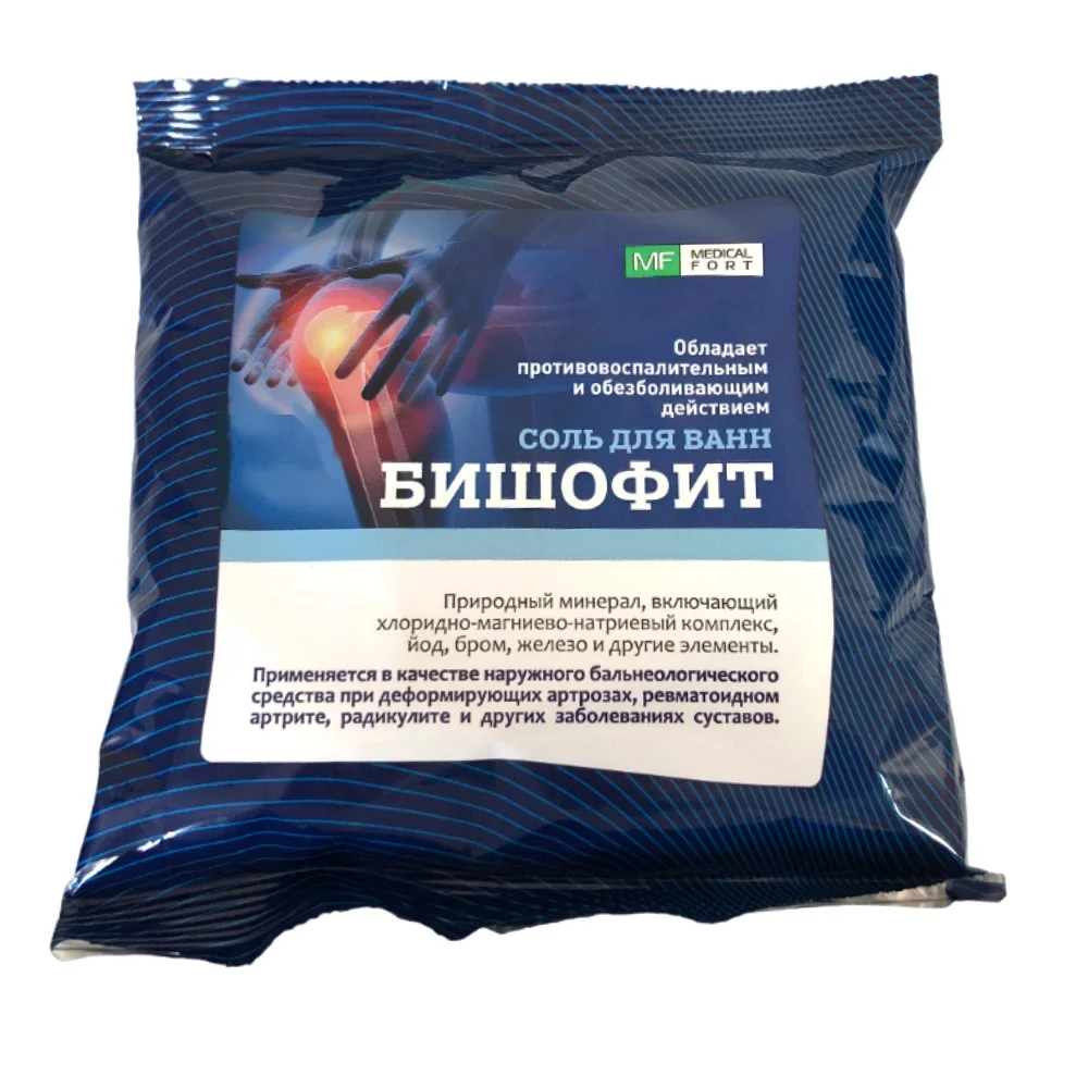 Соль для ванн "Бишофит" 0,5кг №1