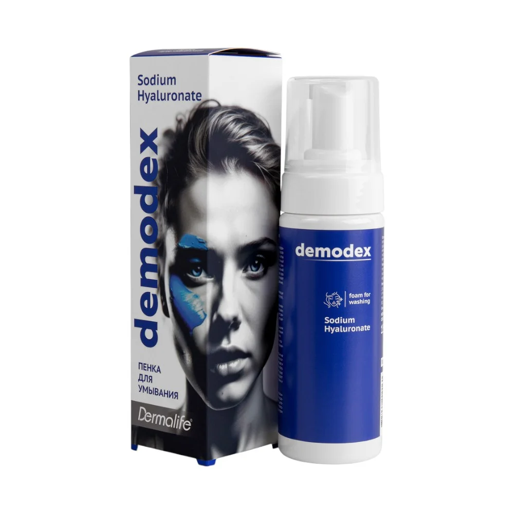 Пенка для умывания Dermalife demodex 150мл №1