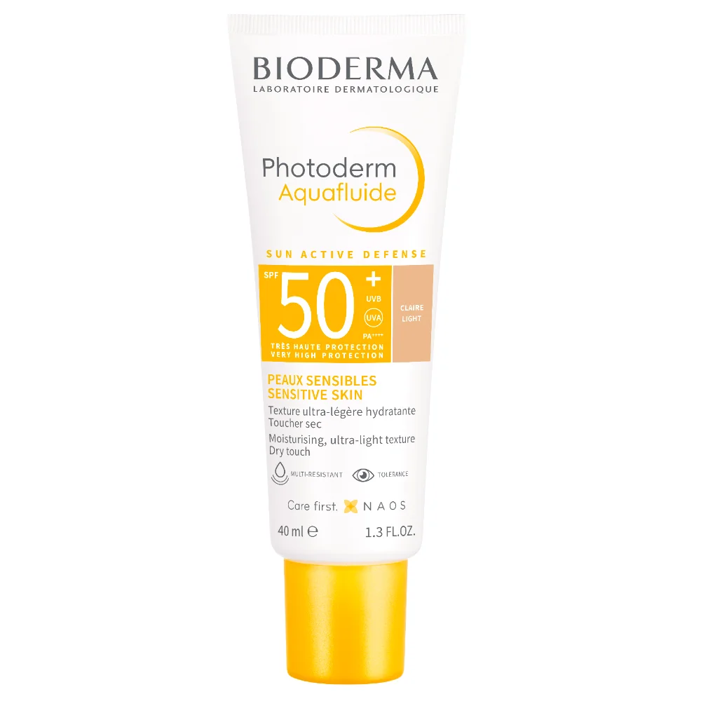 Флюид солнцезащитный BIODERMA Photoderm Aquafluid SPF 50+ тон Light 40мл №1