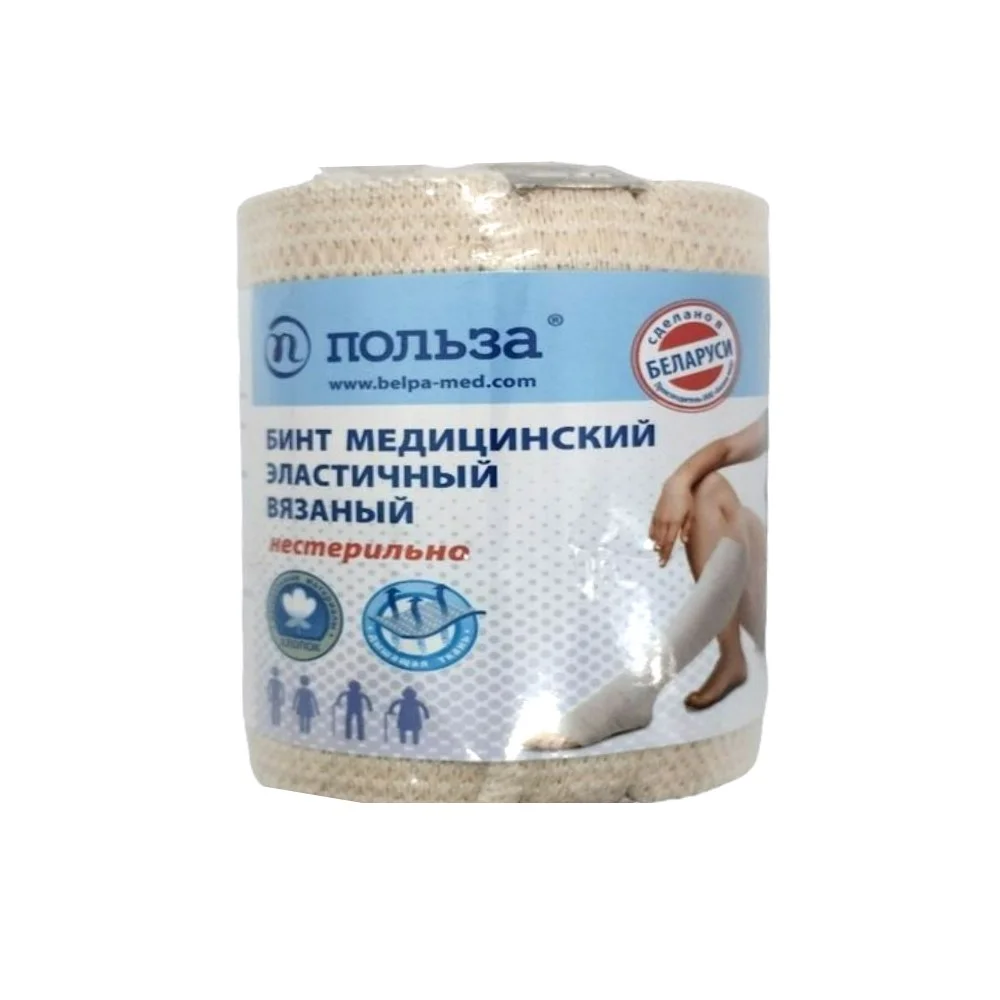 Бинт медицинский эластичный вязаный 3м 100мм №1