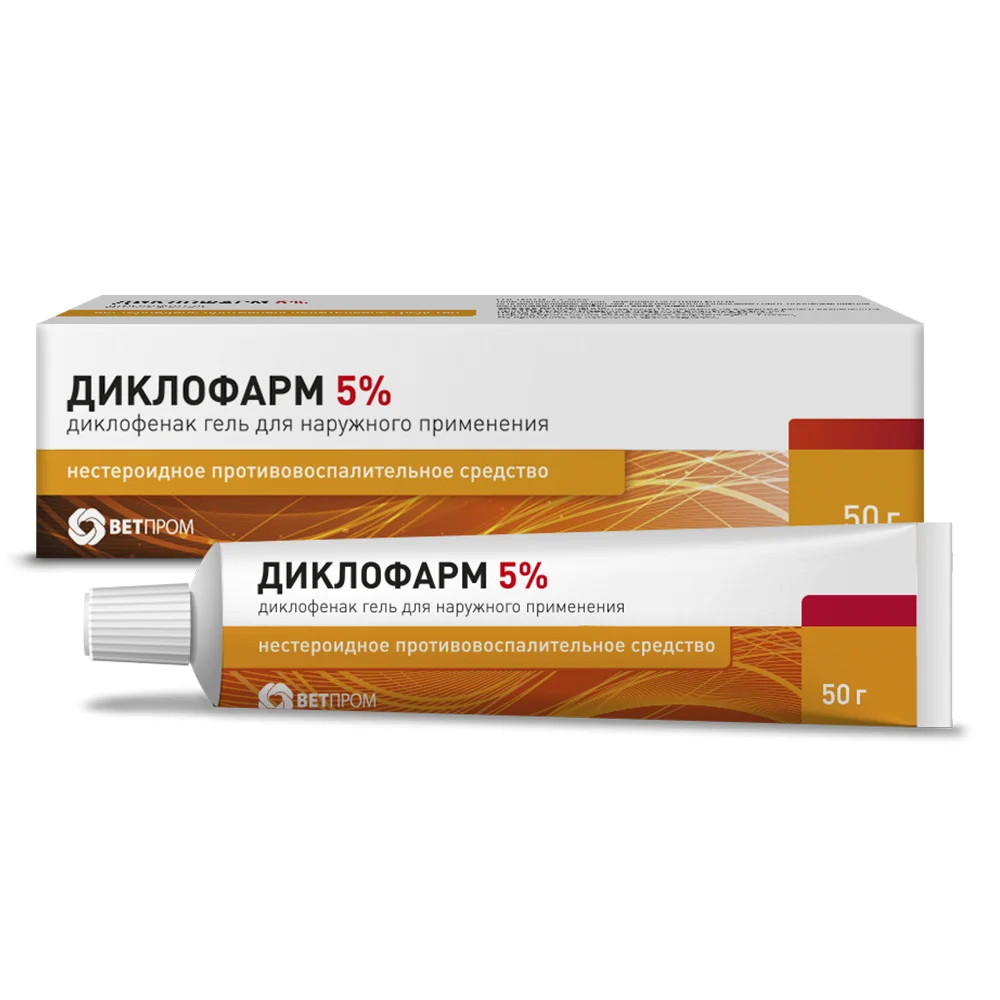 Диклофарм гель для наруж. прим. 50мг/г 50г туба №1
