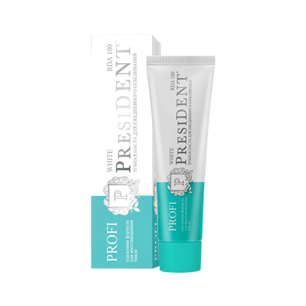 Зубная паста PresiDENT Profi White 50мл №1