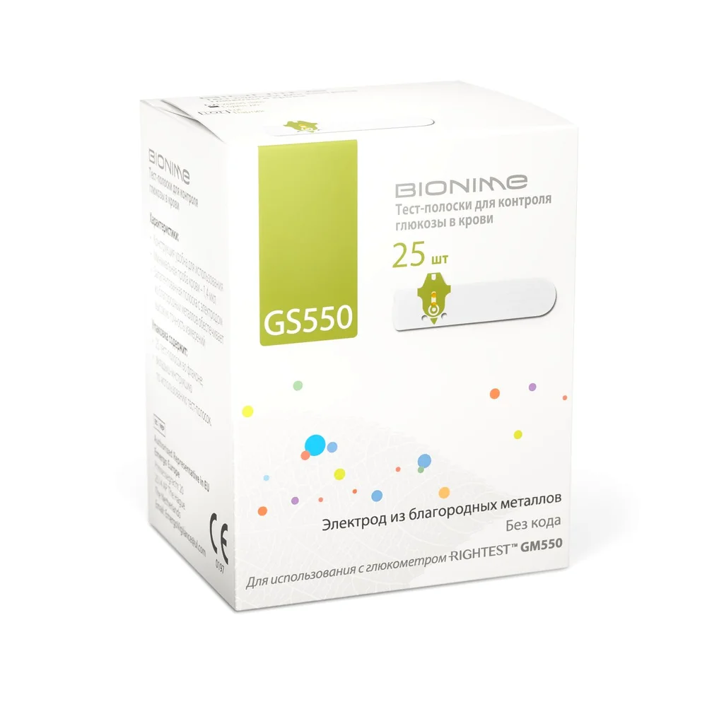 Тест-полоски GS 550 штука №25