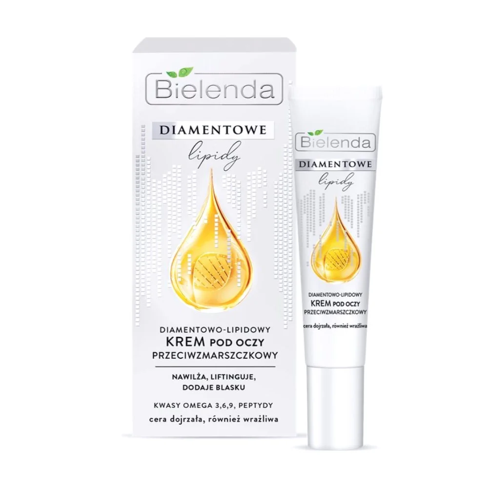 Крем вокруг глаз Bielenda Diamond Lipids алмазно-липидный против морщин 15мл №1