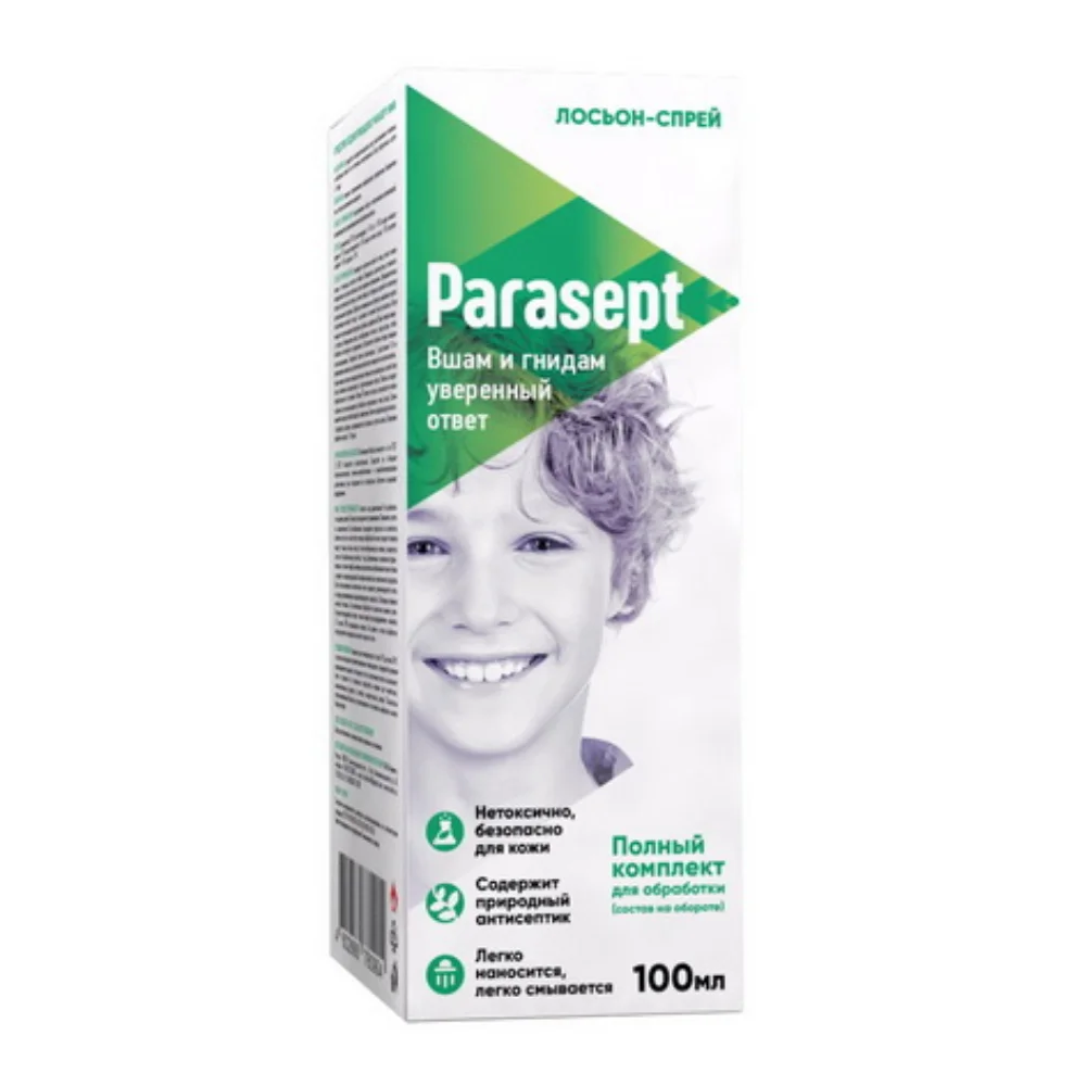 Средство педикулицидное Parasept Himik лосьон-спрей 100мл №1