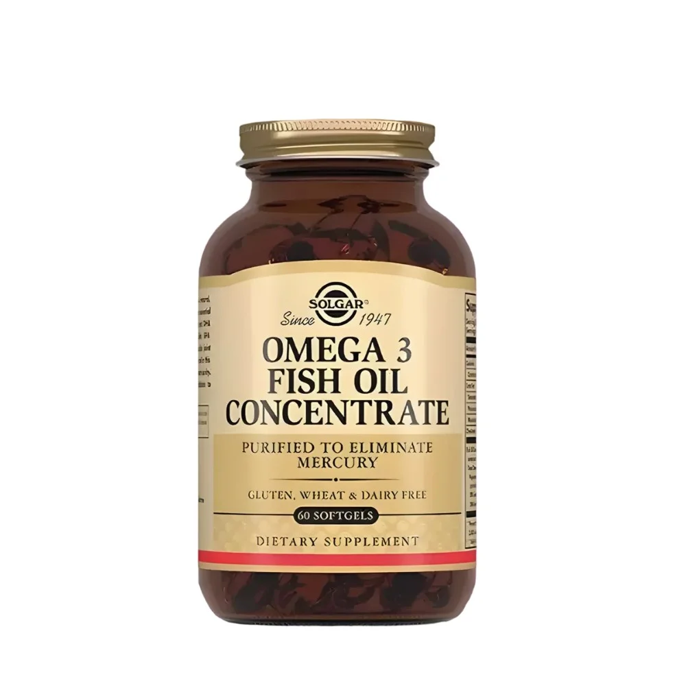 Концентрат рыбьего жира Омега-3 "Solgar" БАД капсулы флакон №60