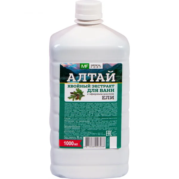 Хвойный экстракт для ванн "Алтай" 1 000мл бутылка полиэтиленовая №1