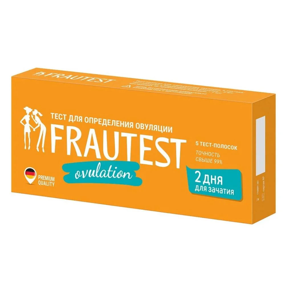 Тест для определения овуляции Frautest тест-полоска №5