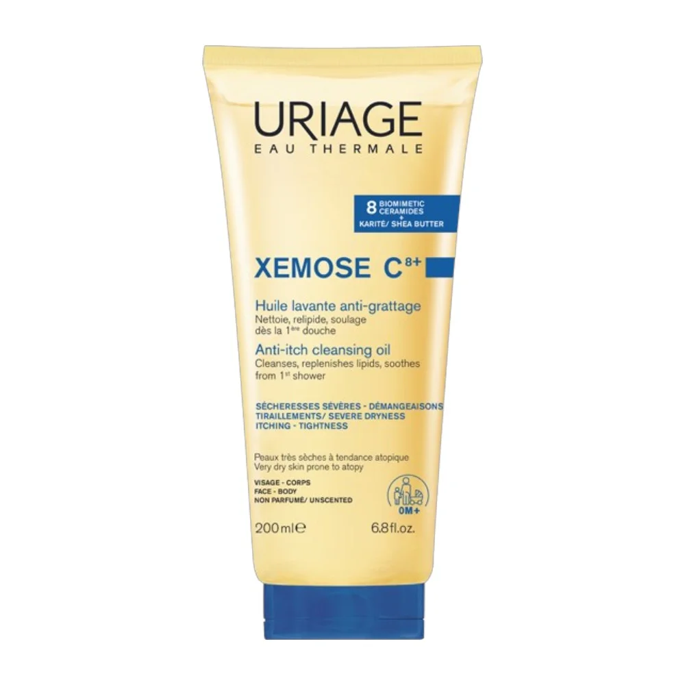 Масло URIAGE Xemose C8+ Huile Lavante Anti-Grattage очищающее успокаивающее 200мл №1