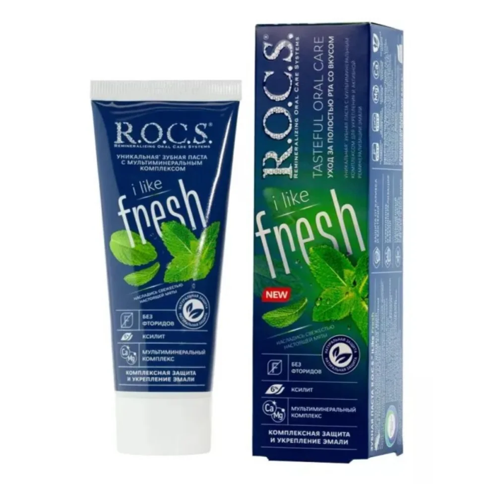 Зубная паста R.O.C.S. iLike Fresh 74г №1