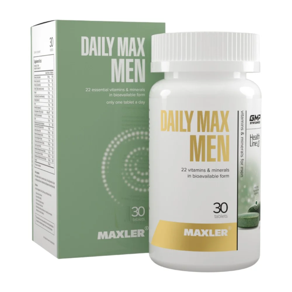 Макслер "Дейли Макс Мен" БАД таблетки 1 550мг упаковка №30