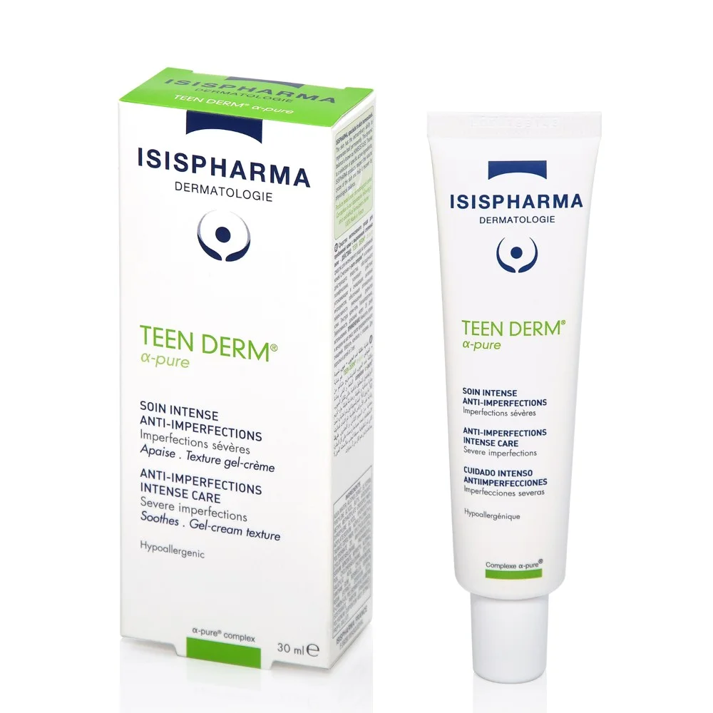 Гель-крем Isispharma Teen Derm a-pure интенсивн. ухода за пробл. кожей с высокой степенью выражен-ти 30мл №1
