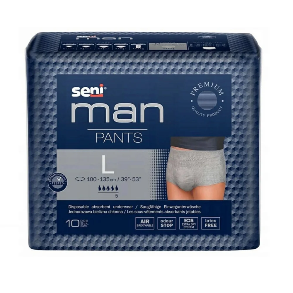 Трусы впитывающие для мужчин Seni Man Pants размер L №10