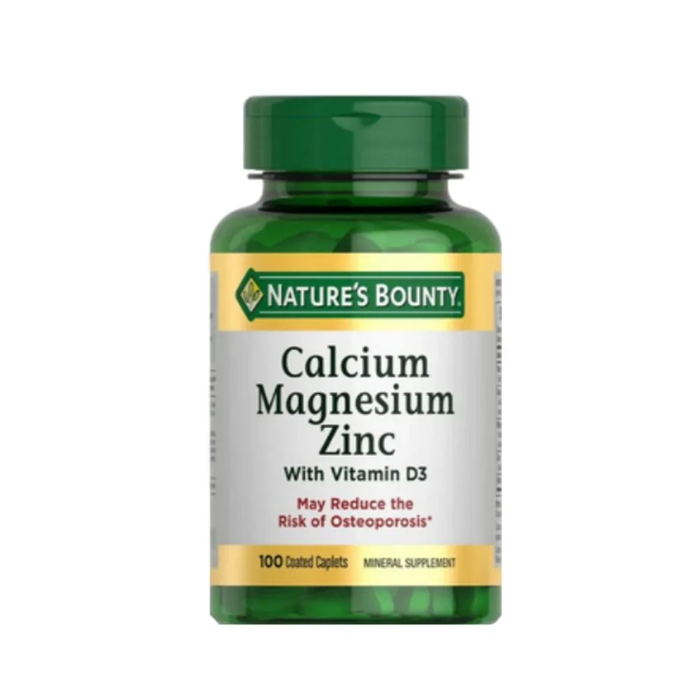 Кальций-Магний-Цинк "Naturе's Bounty" БАД таблетки флакон №100