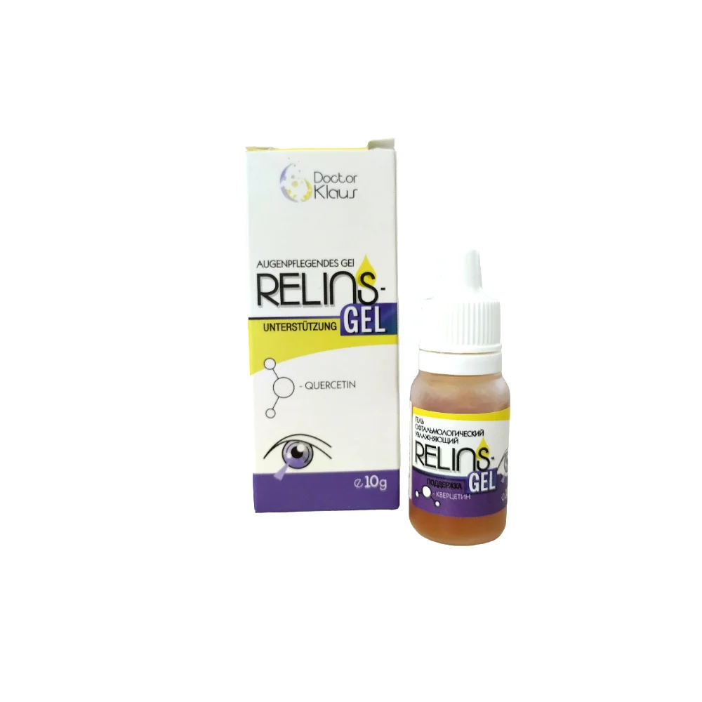 Гель офтальмологический увлажняющий Relins-Gel поддержка 10г флакон №1