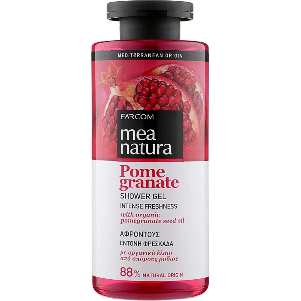 Гель для душа Farcom Mea Natura Pomegranate с маслом граната 300мл №1