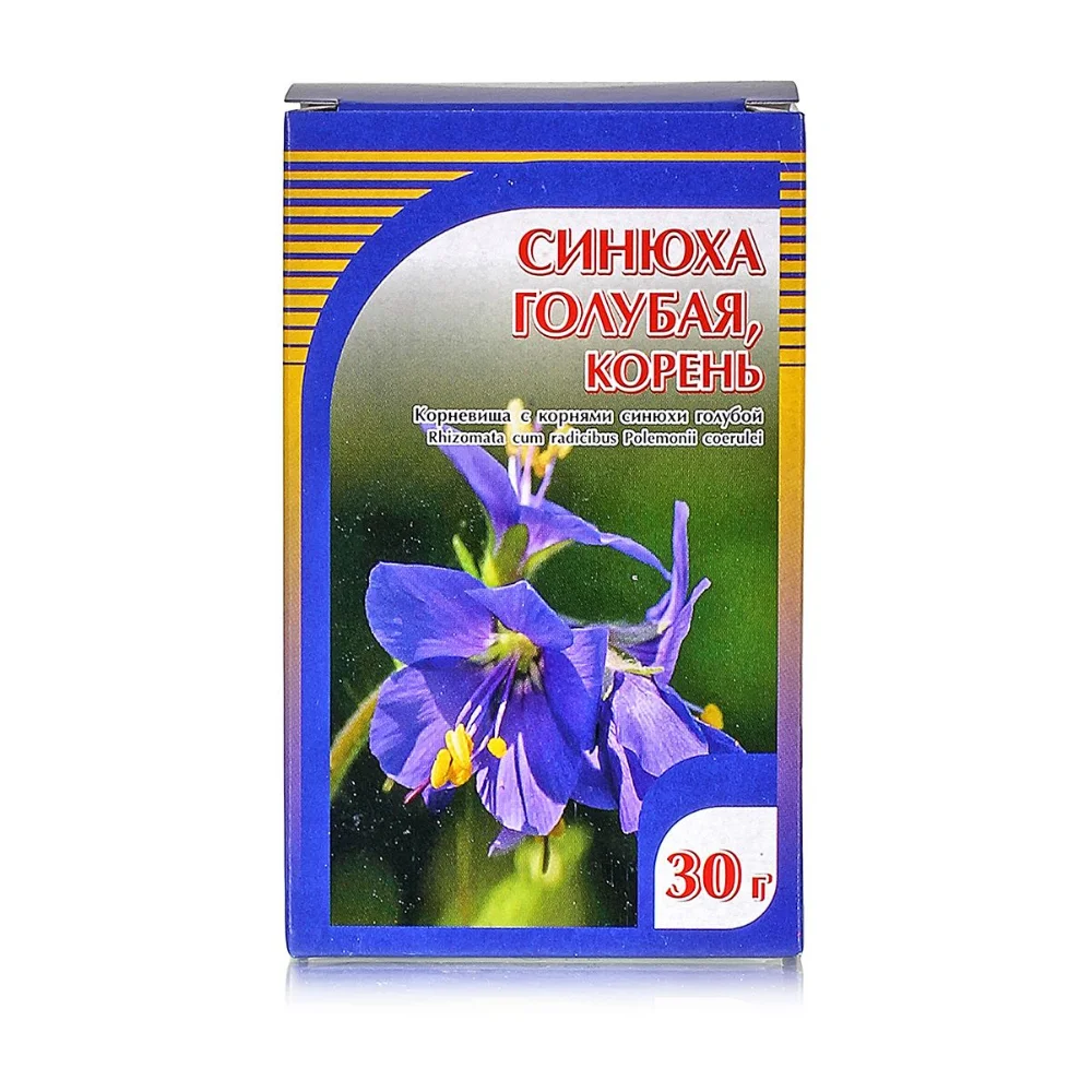 Синюха голубая корень БАД 30г упаковка №1