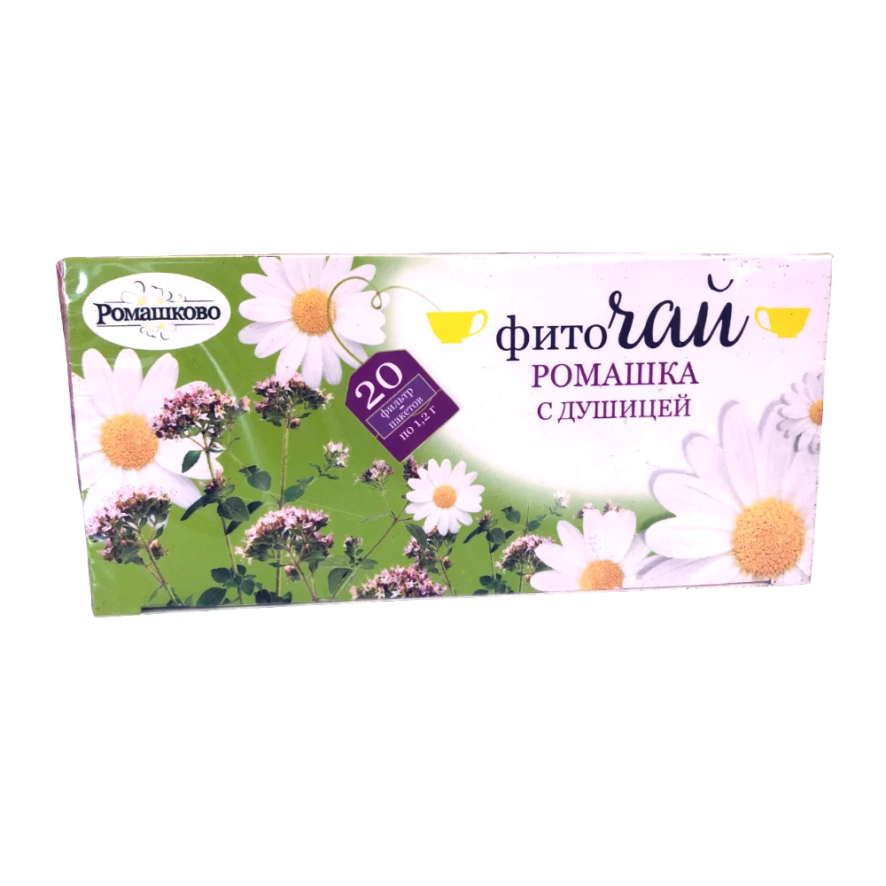 Ромашка с душицей напиток чайный Ромашково 1,2г фильтр-пакет №20