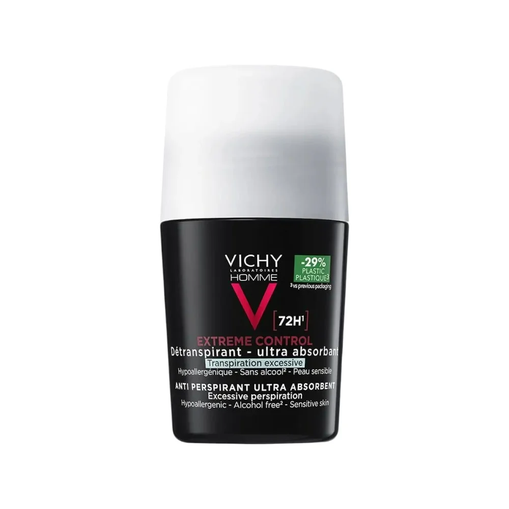 Дезодорант-антиперспирант Vichy Homme 72ч против избыточного потоотделения шариковый 50мл №1