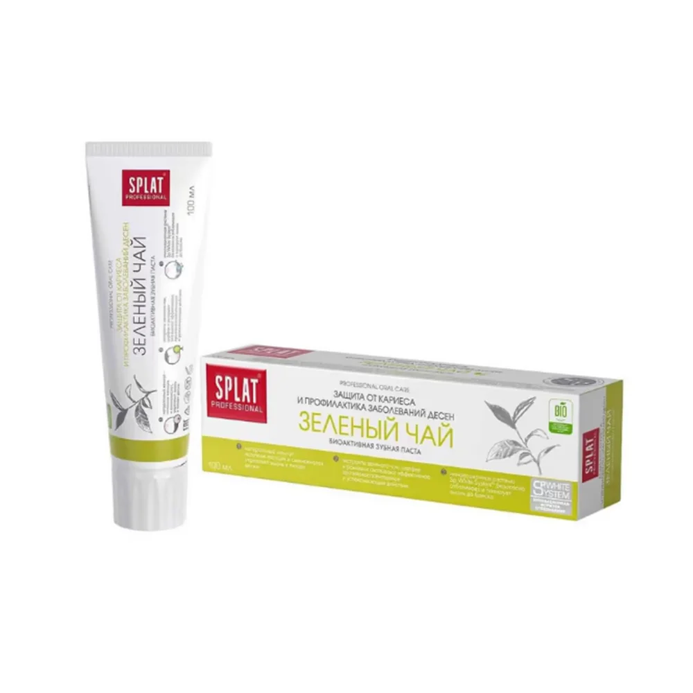 Зубная паста SPLAT Professional Зеленый чай 130г №1