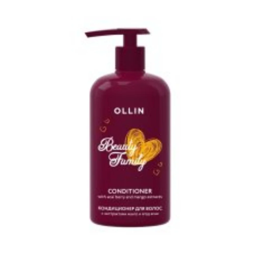 Кондиционер для волос OLLIN BEAUTY FAMILY с экстрактами манго и ягод асаи 500мл №1