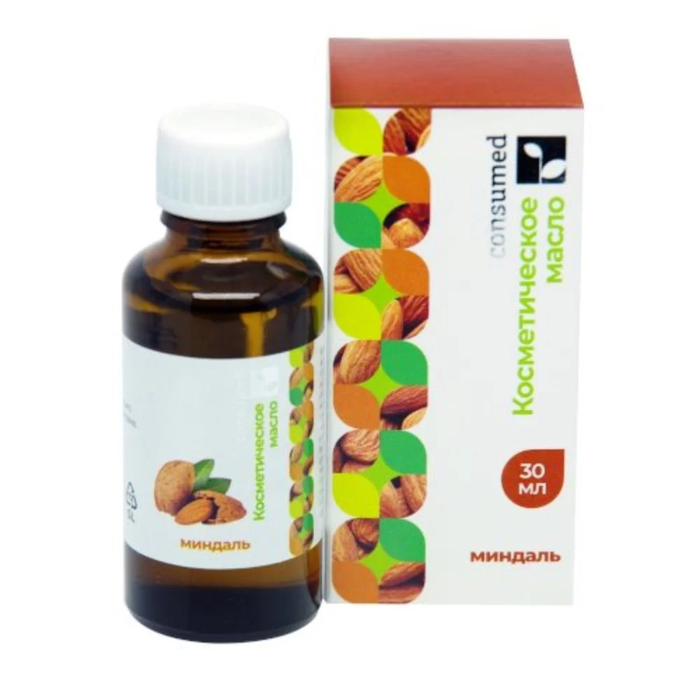 Масло косметическое миндальное 30мл флакон №1