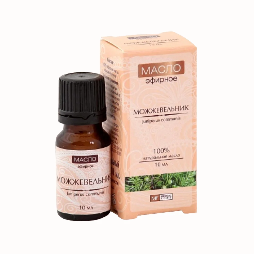 Масло косметическое эфирное можжевельник 10мл флакон №1
