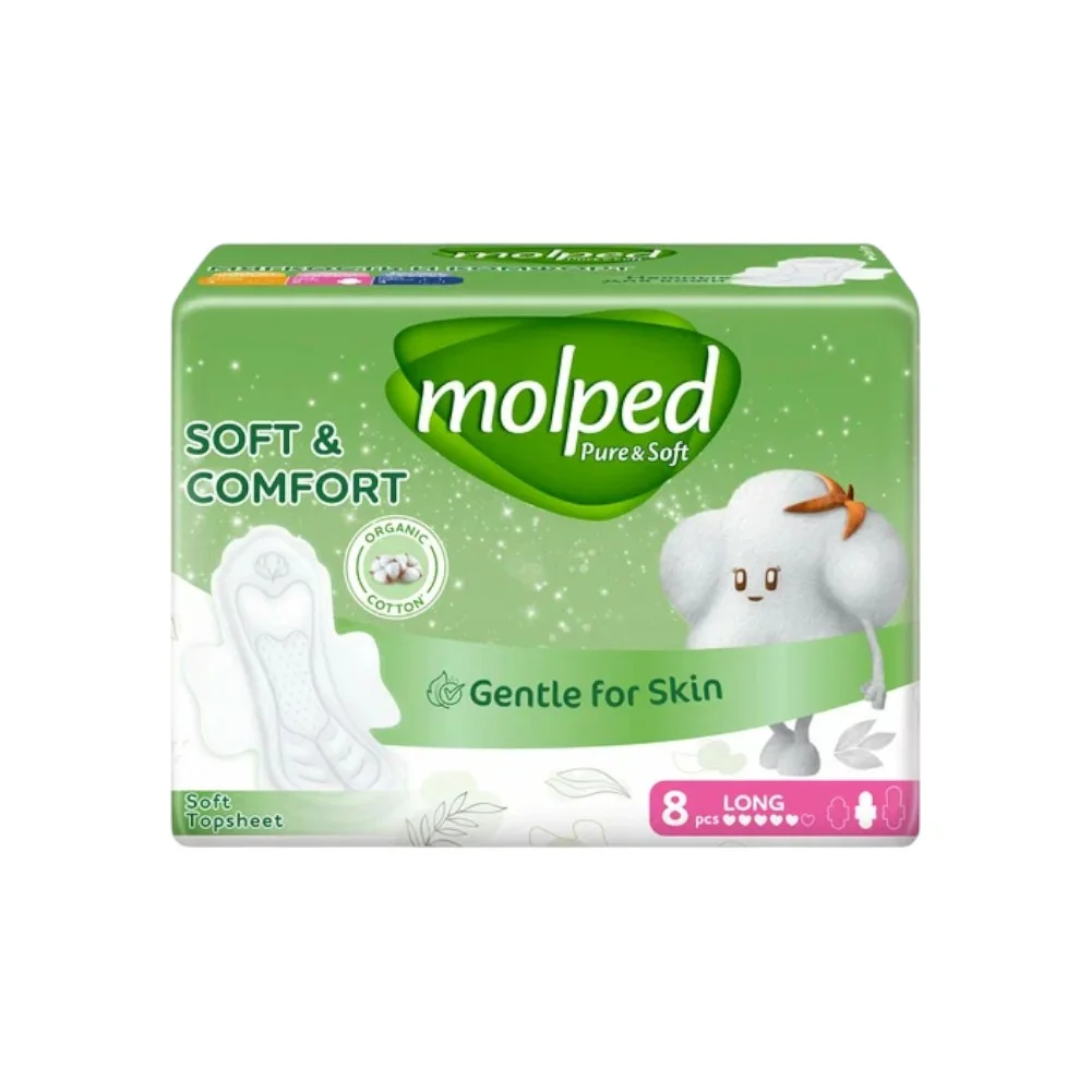 Прокладки гигиенические Molped с крылышками Супер №8