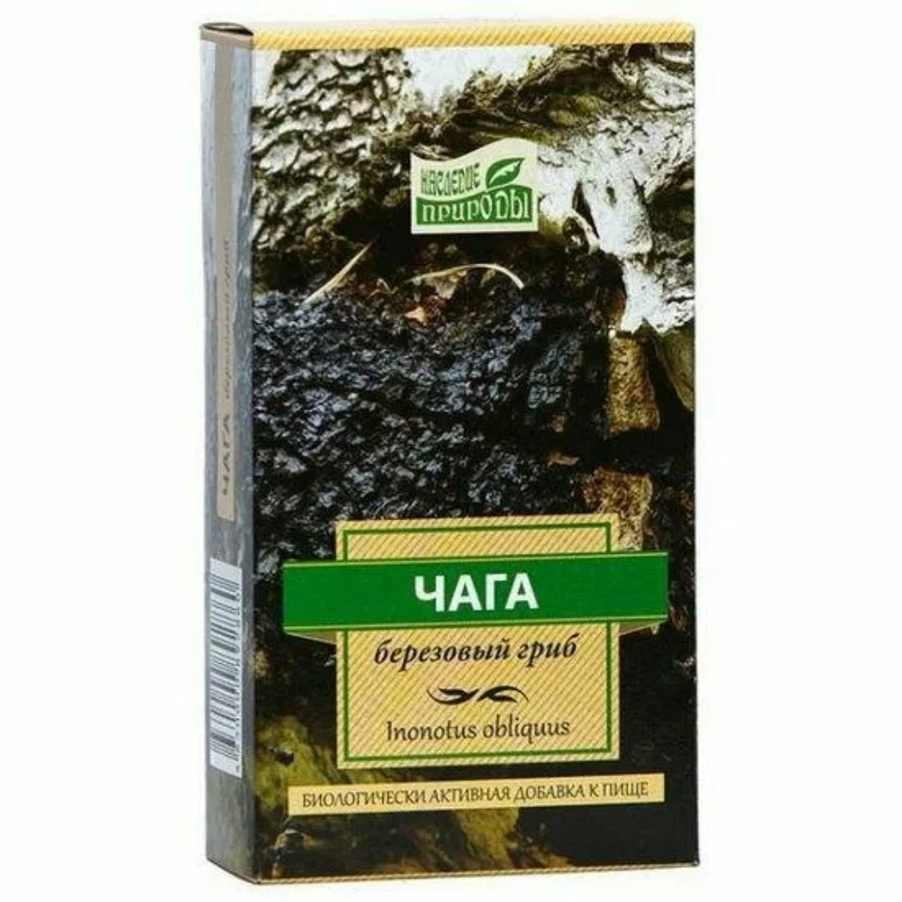 Чага БАД фиточай серии "Наследие природы" 50г упаковка №1