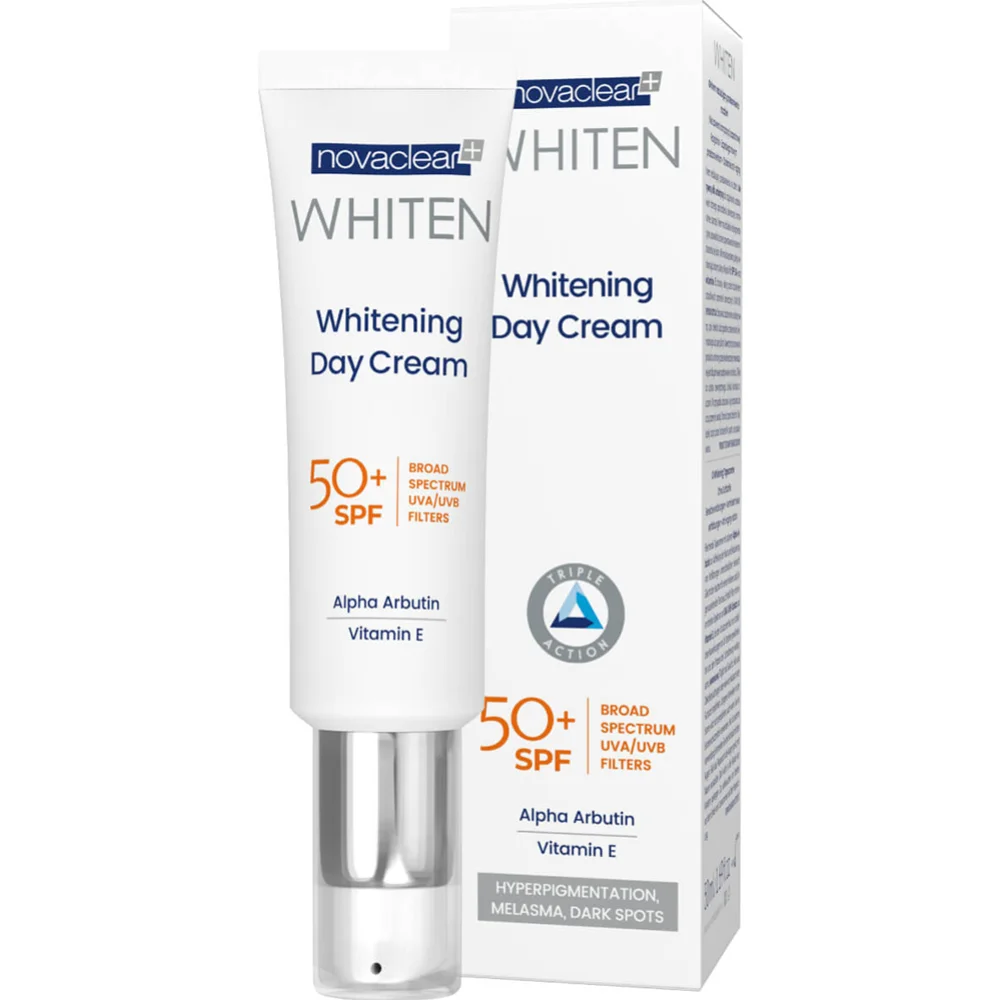 Крем Novaclear Whiten отбеливающий дневной SPF 50+ 50мл №1