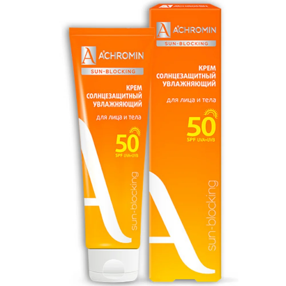 Ахромин крем солнцезащитный экстра-защита для лица и тела SPF 50 100мл №1
