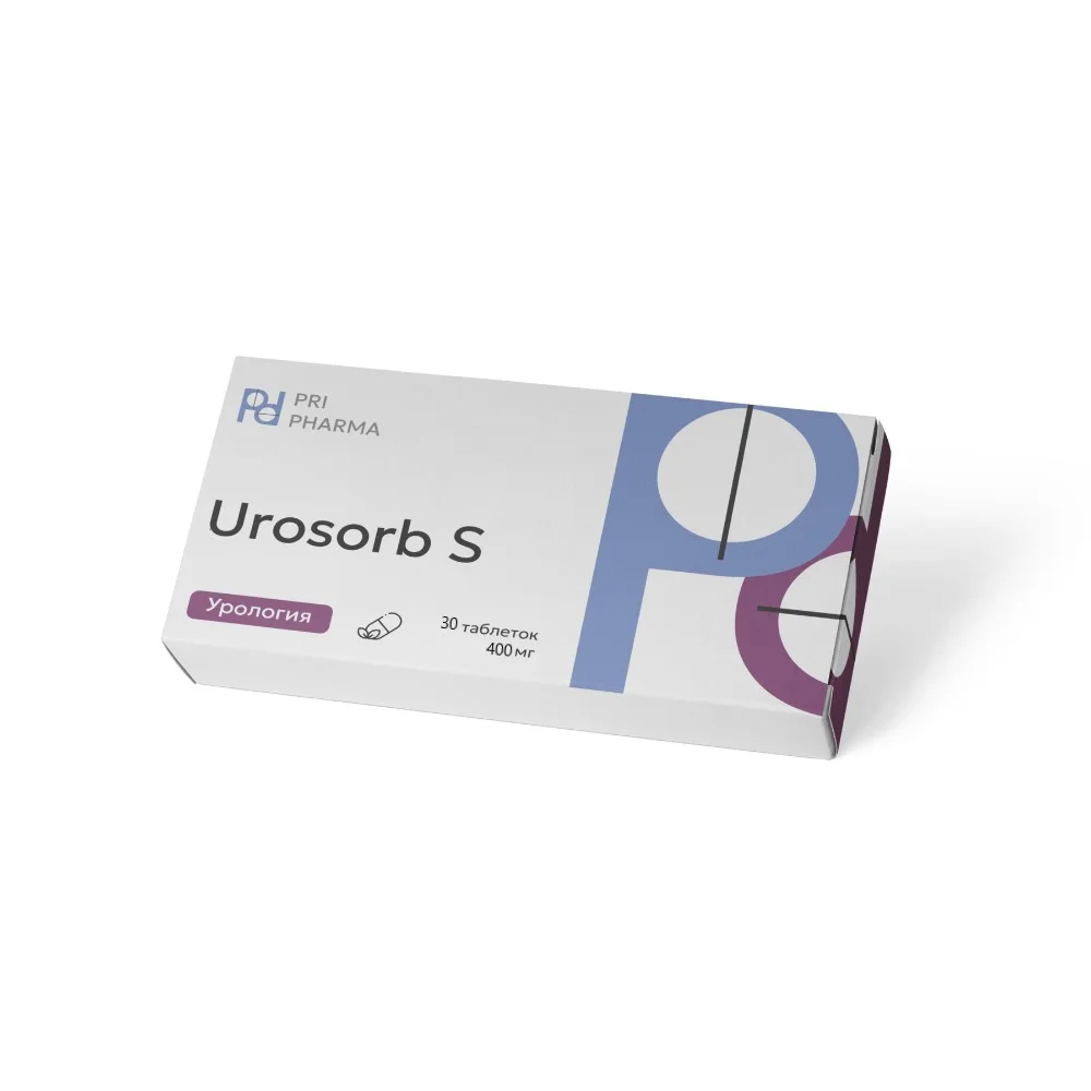 Уросорб С БАД капсулы 400мг упаковка №30