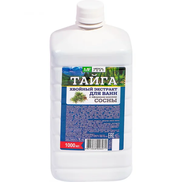 Хвойный экстракт для ванн "Тайга" 1 000мл бутылка полиэтиленовая №1