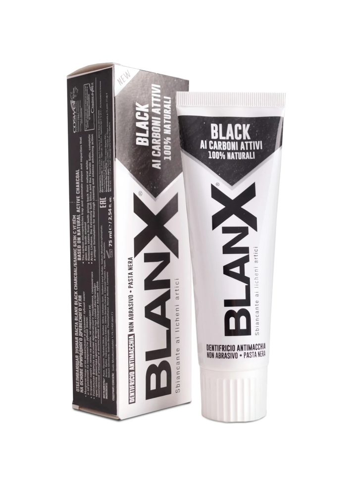 Зубная паста Blanx Black 75мл №1