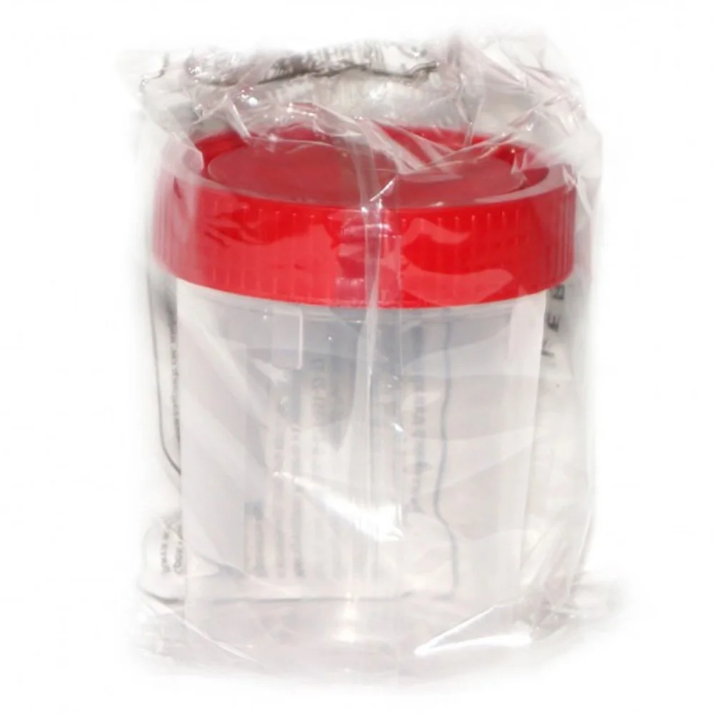 Контейнер для биологического материала с крышкой, стерильн. 60мл инд. упаковка №1