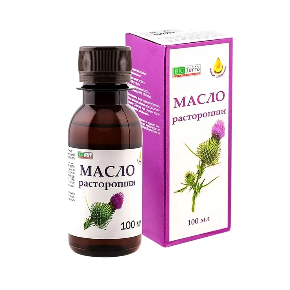 Масло расторопши БАД 100мл флакон №1