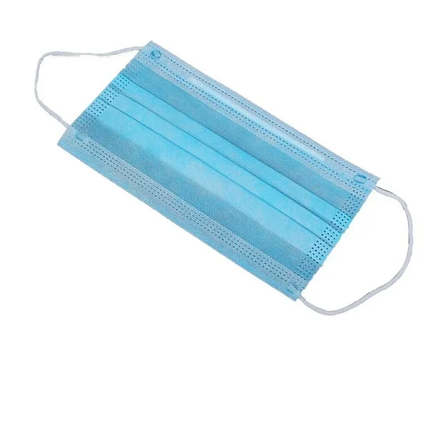 Маска медицинская 3-х слойная на резинке инд. упаковка №1