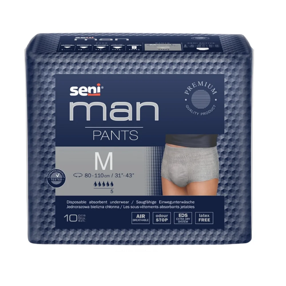 Трусы впитывающие для мужчин Seni Man Pants размер M №10