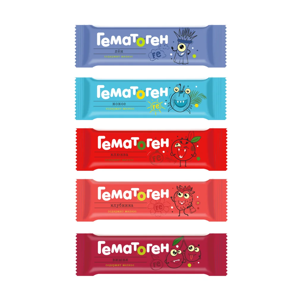 Гематоген+лен -специализированный продукт для диетического профилакт. питания 30г №1