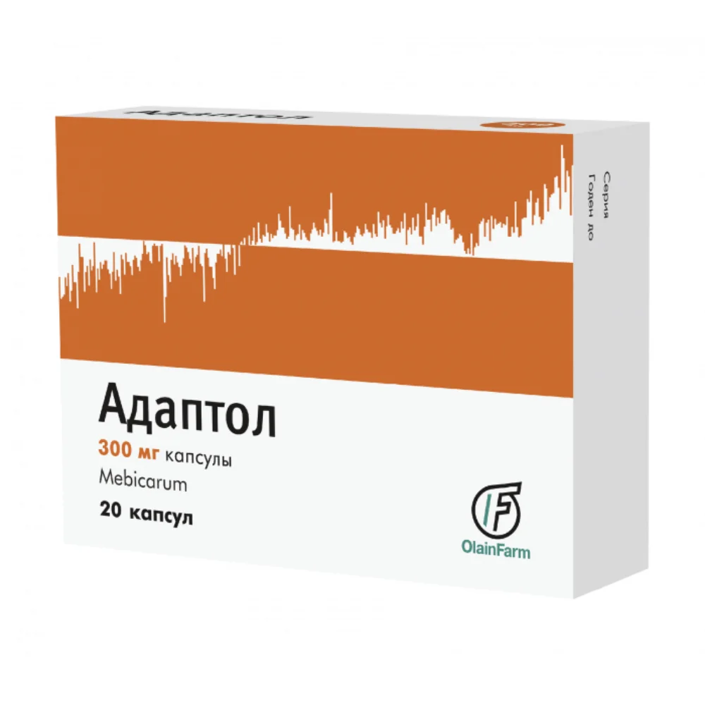 Адаптол капсулы 300мг упаковка №20