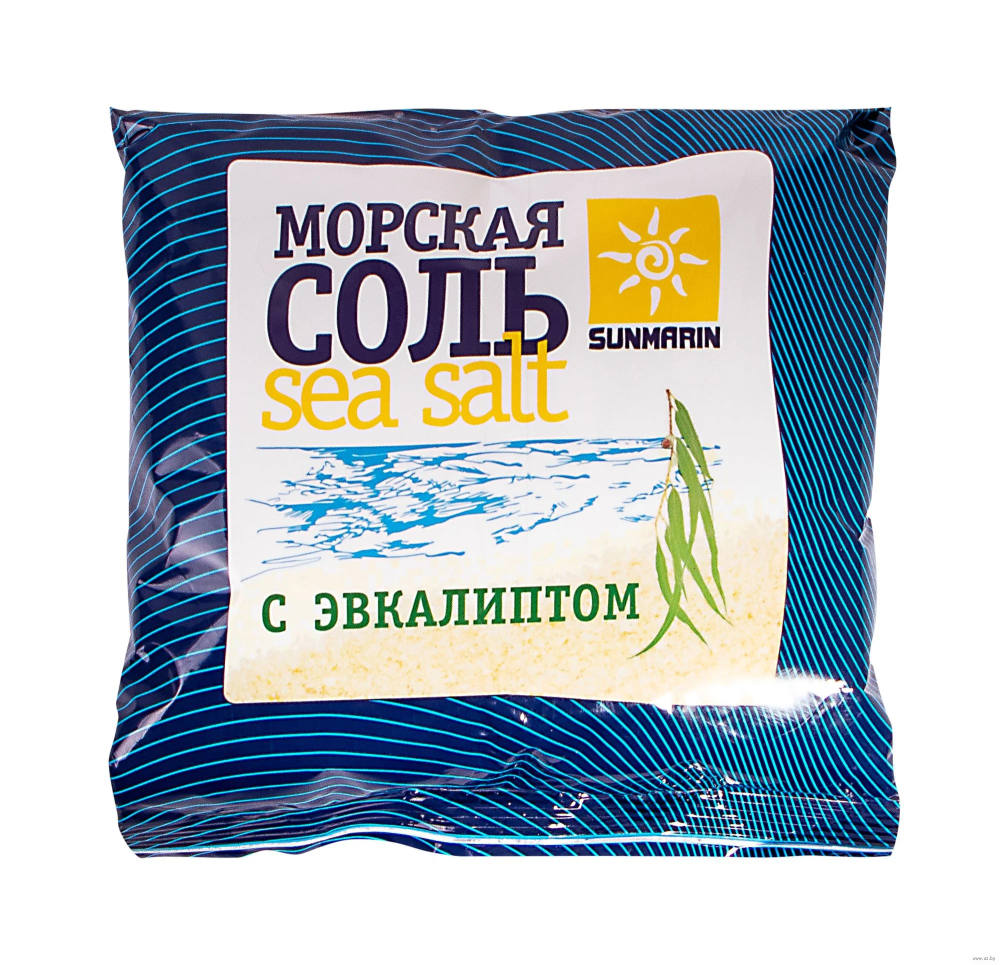 Соль для ванн "Морская" с эфирным маслом эвкалипта 1кг №1