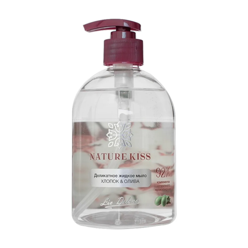 Мыло жидкое Хлопок & Олива деликатное 480мл №1