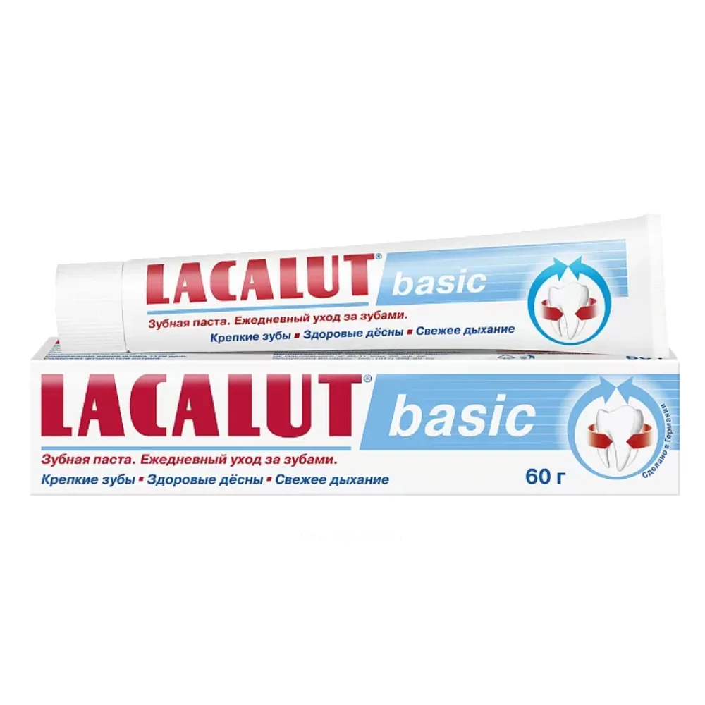 Зубная паста LACALUT basic 75мл туба полимерная №1