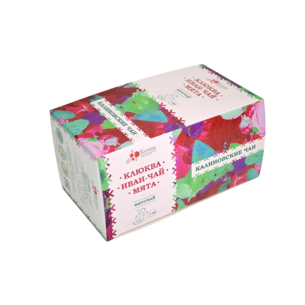 Напиток чайный "Иван-чай, мята, клюква" 1,8г фильтр-пакет №20