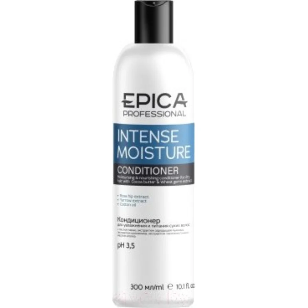 Кондиционер EPICA Professional Intense Moisture для увлажнен. и питания сухих волос с маслом какао и зародышей пшеницы 300мл №1