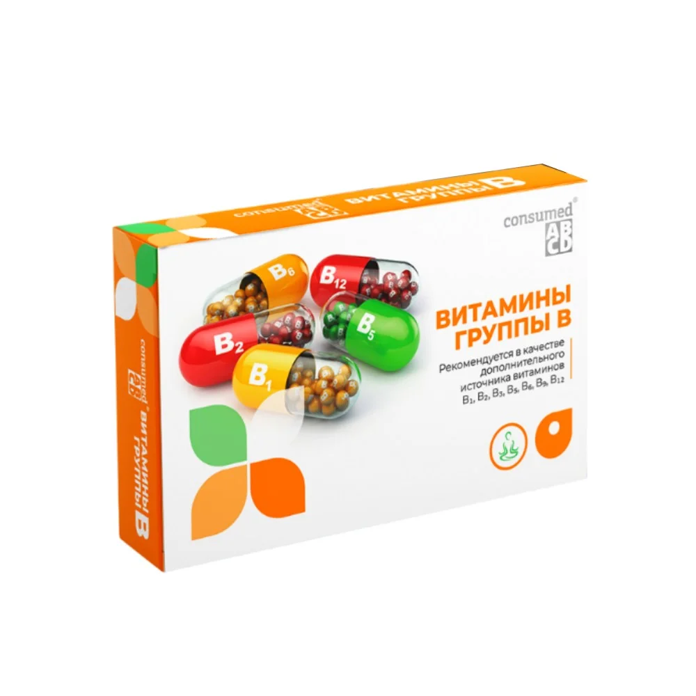 Витамины группы B БАД таблетки упаковка №30