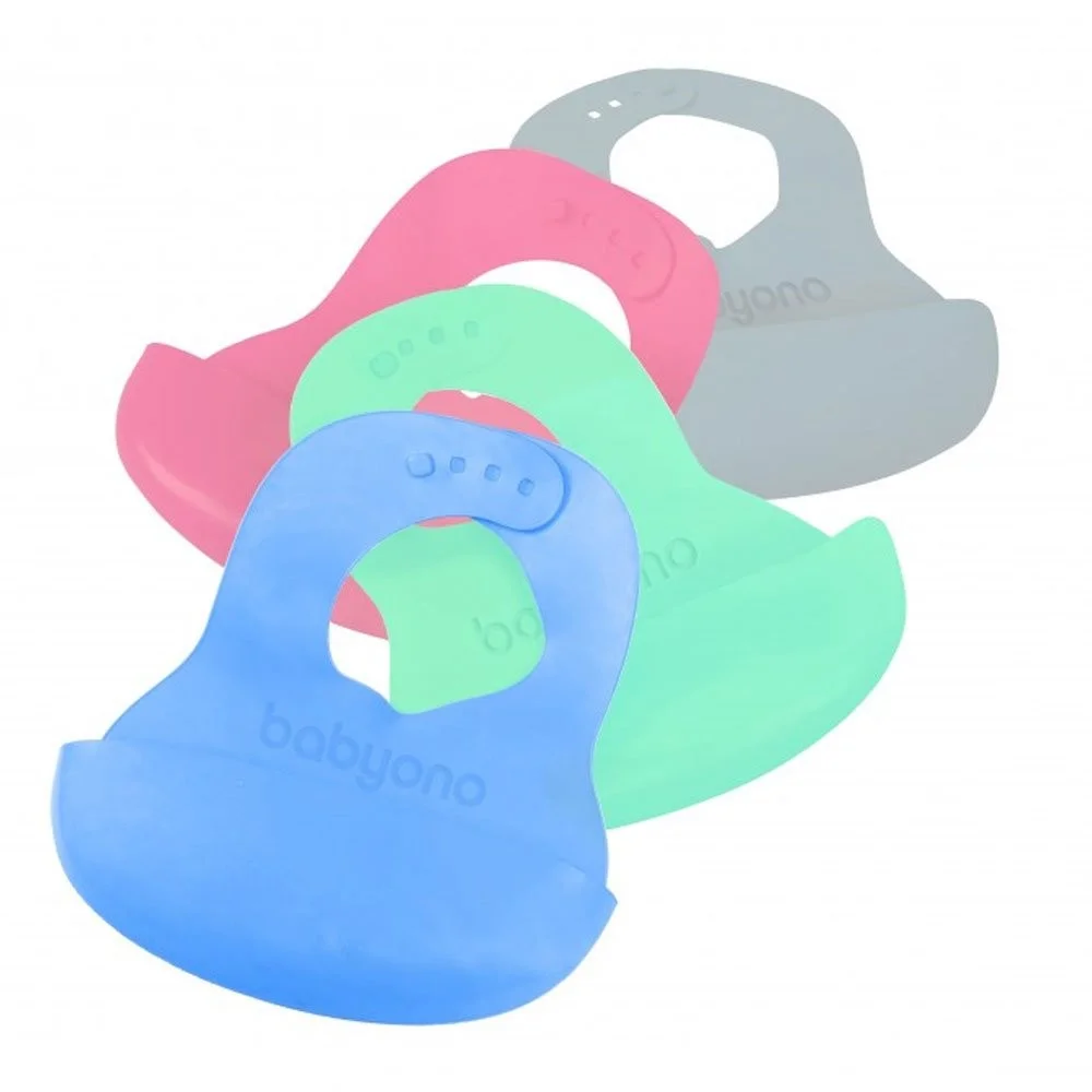 Нагрудник BabyOno супермягкий 6 мес.+ №1