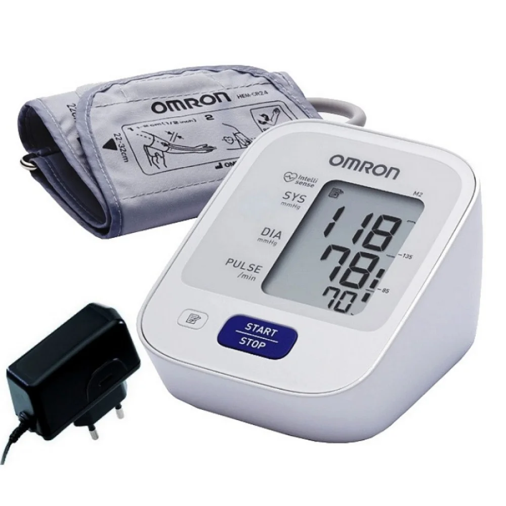 Измеритель артериальн. давления цифровой OMRON автомат. M2 Basic (HEM 7121-ARU) с адаптером №1