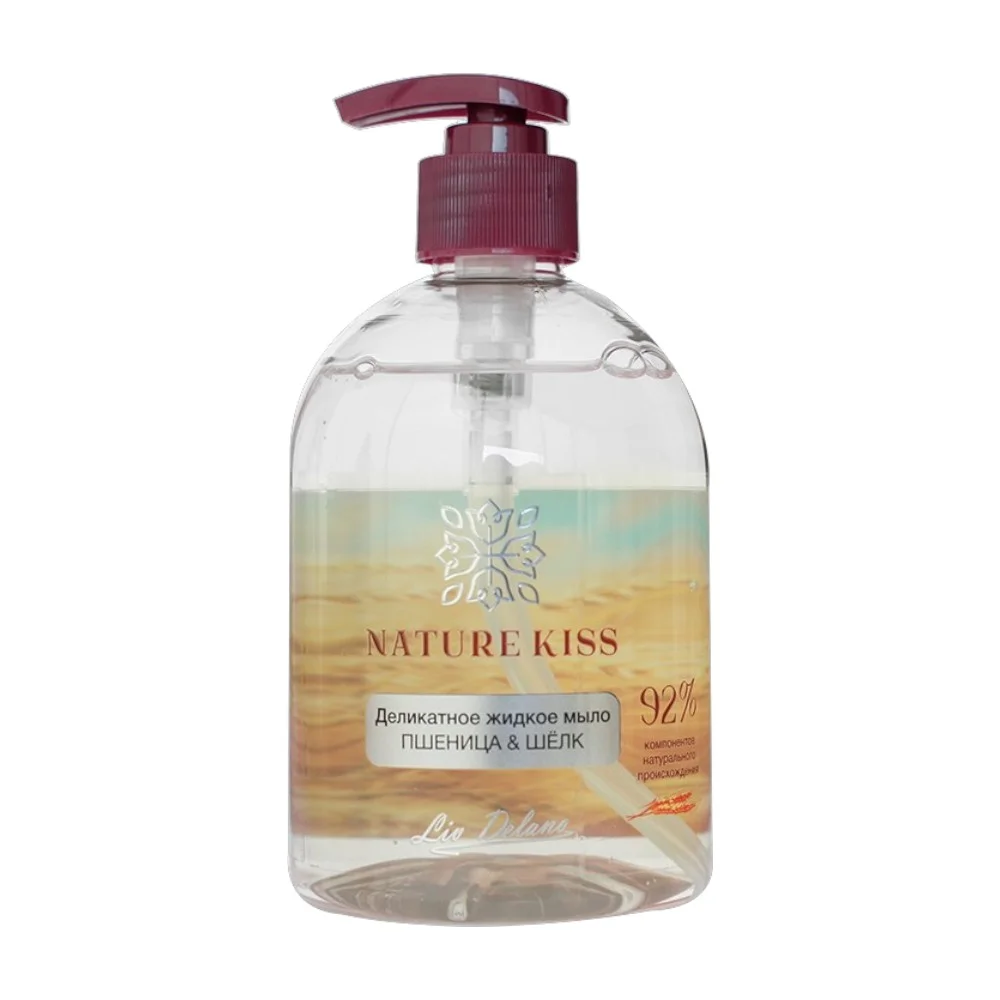 Мыло жидкое Пшеница & Шелк деликатное 480мл №1